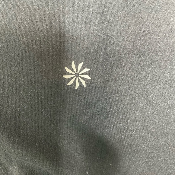 Athleta Salutation Lasercut Tight Black Leggings Size Large - Picture 4 of 7